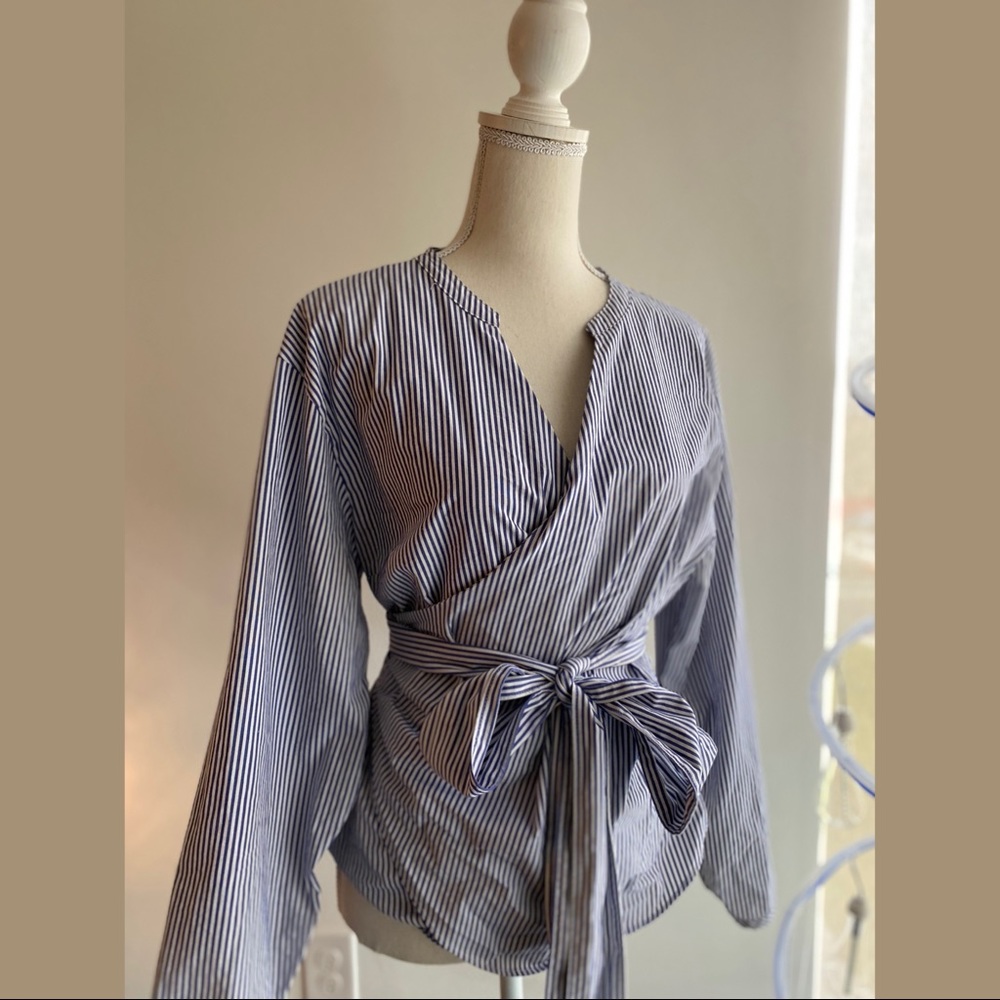 J. Crew Wrap Top